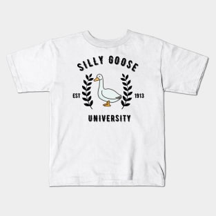 Silly Goose University Kids T-Shirt